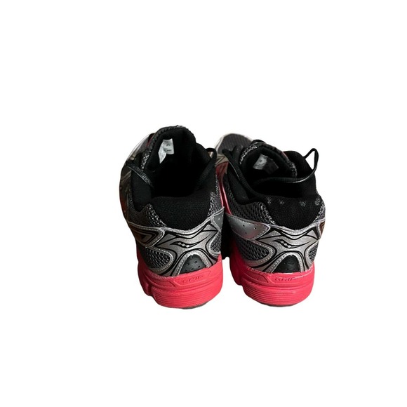 Saucony Grid Cohesion 6 LTT Boys Sz 7M Gray/Black/Silver Running/Walking Shoes - Picture 5 of 9